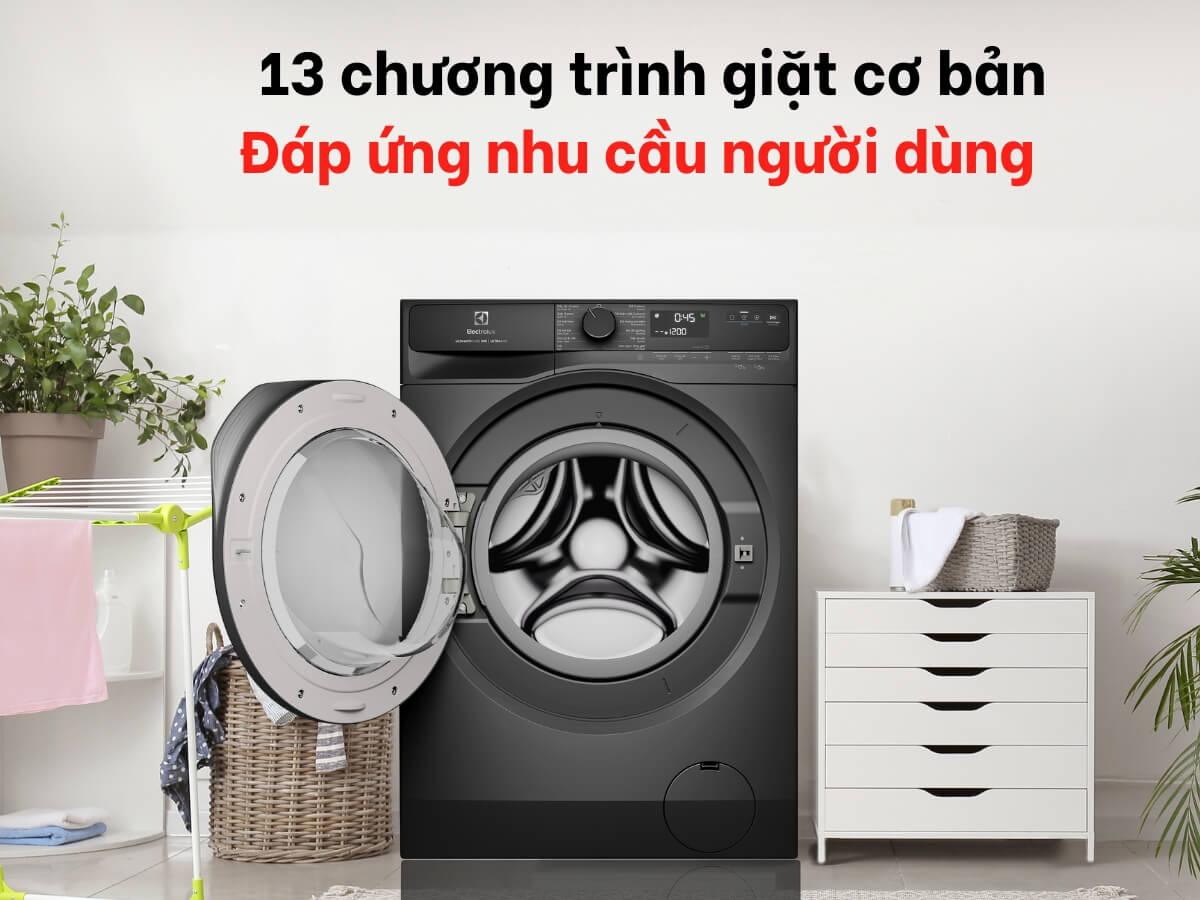 Máy giặt Electrolux 10kg EWF1023P5SC Thiết kế sang trọng, tiện lợi