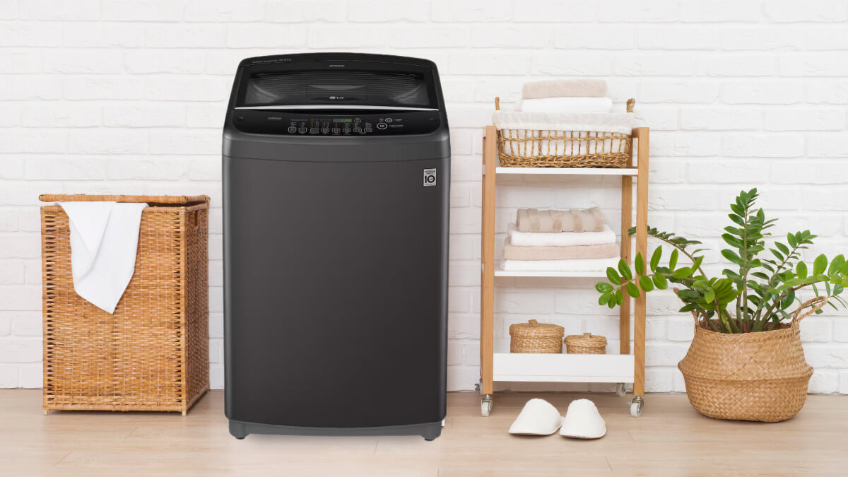 Máy giặt LG cửa trên T2310VS2B với thiết kế hiện đại