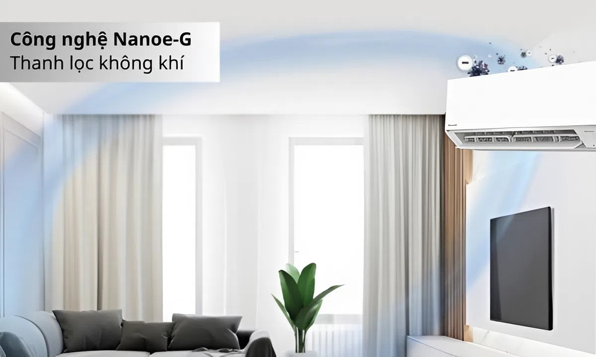 Chế độ làm sạch không khí độc lập như máy lọc không khí ở 