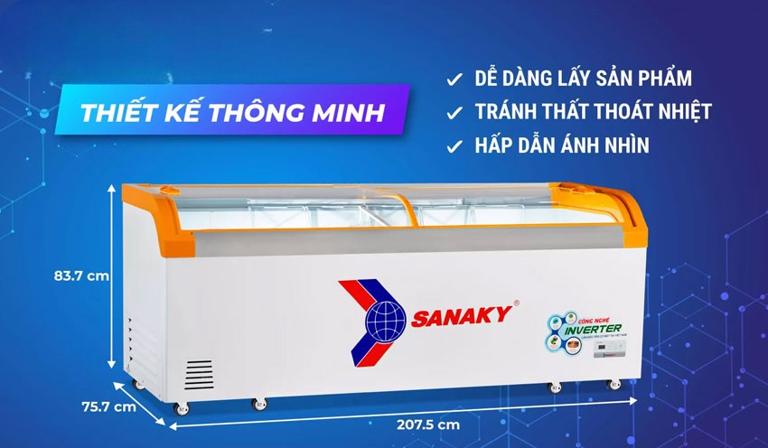 Có nên mua tủ đông Sanaky 1 ngăn đông Inverter VH-1099K3A không? Có nên mua tủ đông Sanaky 1 ngăn đông Inverter VH-1099K3A không?