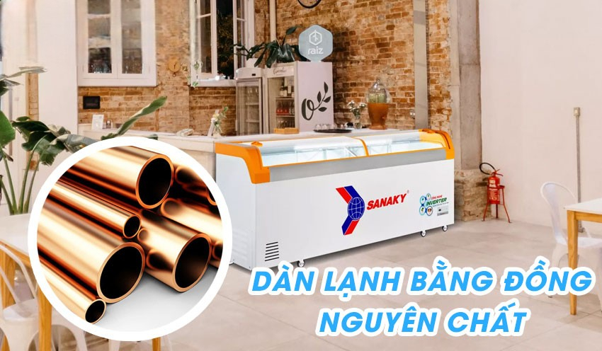Ưu điểm nổi bật của tủ đông Sanaky VH-1099K3A Ưu điểm nổi bật của tủ đông Sanaky VH-1099K3A