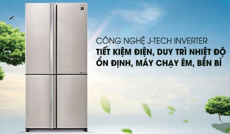 Sharp SJ-FXPI689V-RS với công nghệ Inverter hiện đại. Sharp SJ-FXPI689V-RS với công nghệ Inverter hiện đại.