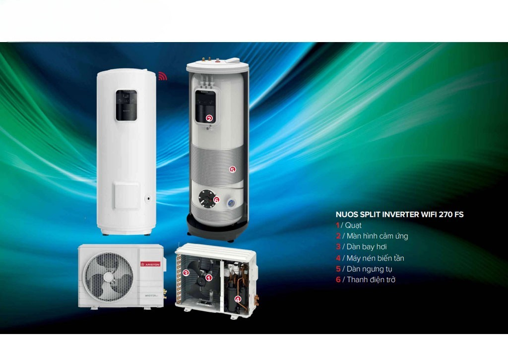 So sánh máy nước nóng bơm nhiệt Ariston với máy nước nóng truyền thống