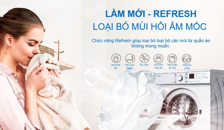 Máy Sấy Quần Áo thông hơi giá rẻ Casper 7.2Kg TD-72VWD