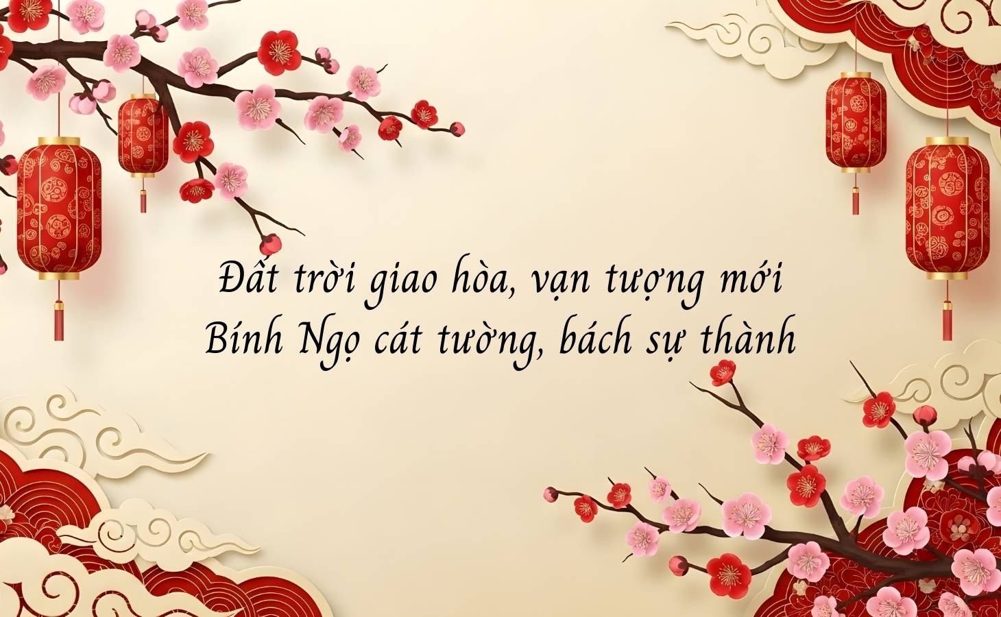 Câu đối Tết hay năm Bính Ngọ 1