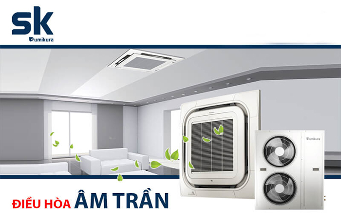 Điều hòa âm trần Sumikura 60000btu APC/APO-H600/8W-A32 có phù hợp cho không gian 70–80m²?