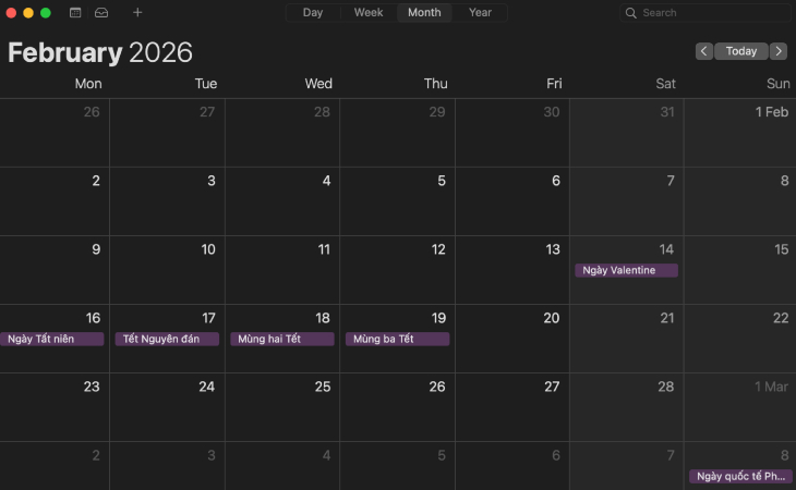 Giao thừa (tức 29 Tết) để chào đón năm mới Bính Ngọ sẽ diễn ra vào đêm Thứ Hai, ngày 16 tháng 02 năm 2026