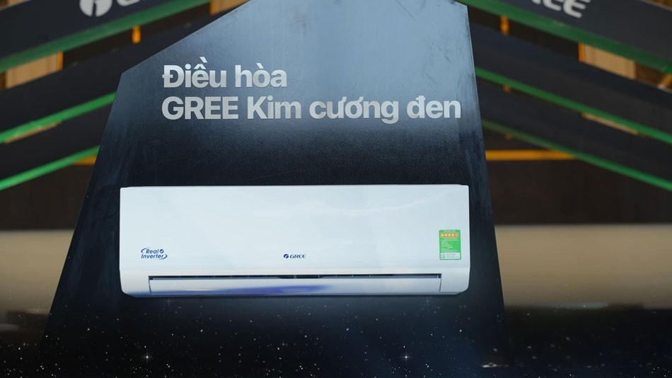 điều hòa Gree 18000 BD18HI với công nghệ dàn tản nhiệt Kim Cương Đen độc quyền