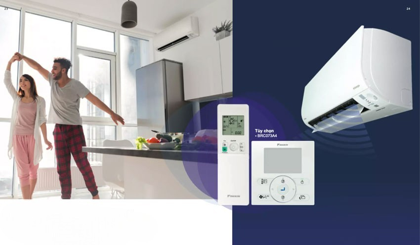 Dàn lạnh treo tường điều hòa multi Daikin (Series CTKM và CTKC) – Tiết kiệm & Phổ biến nhất