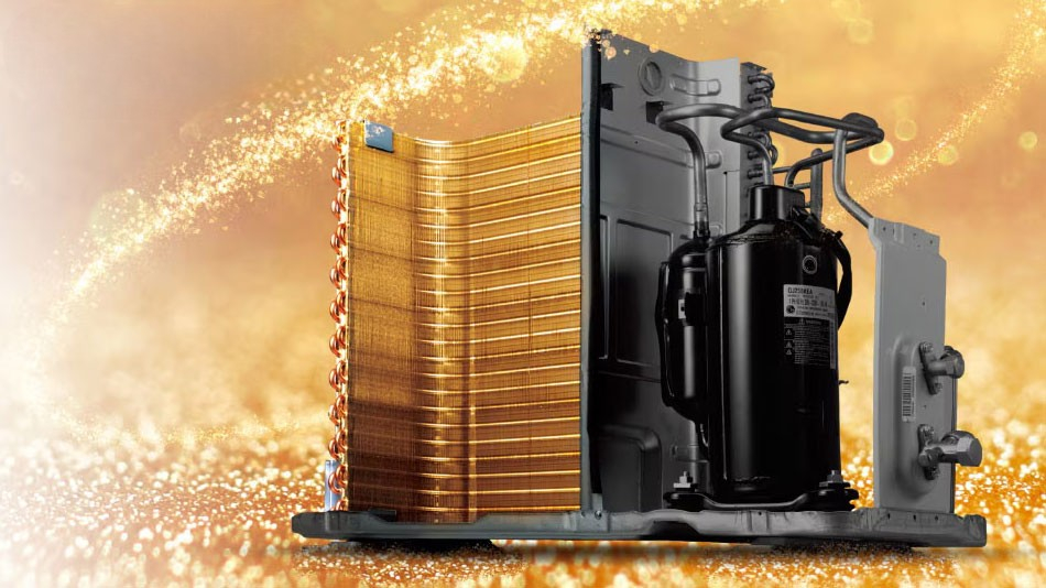 IDH09M1 có công nghệ Gold-Fin chống ăn mòn IDH09M1 có công nghệ Gold-Fin chống ăn mòn