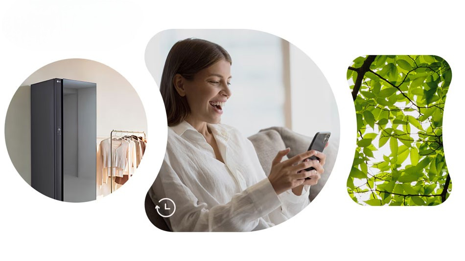 Tủ LG Styler SC5MNR4G hỗ trợ kết nối thông minh LG ThinQ™ Tủ LG Styler SC5MNR4G hỗ trợ kết nối thông minh LG ThinQ™