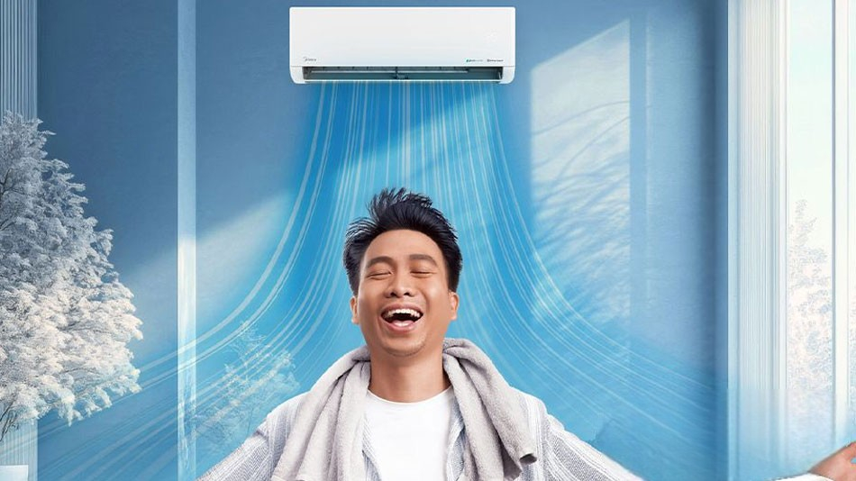 Điều hòa Midea inverter 1 chiều MSCH-10CRFN8 làm mát tốt