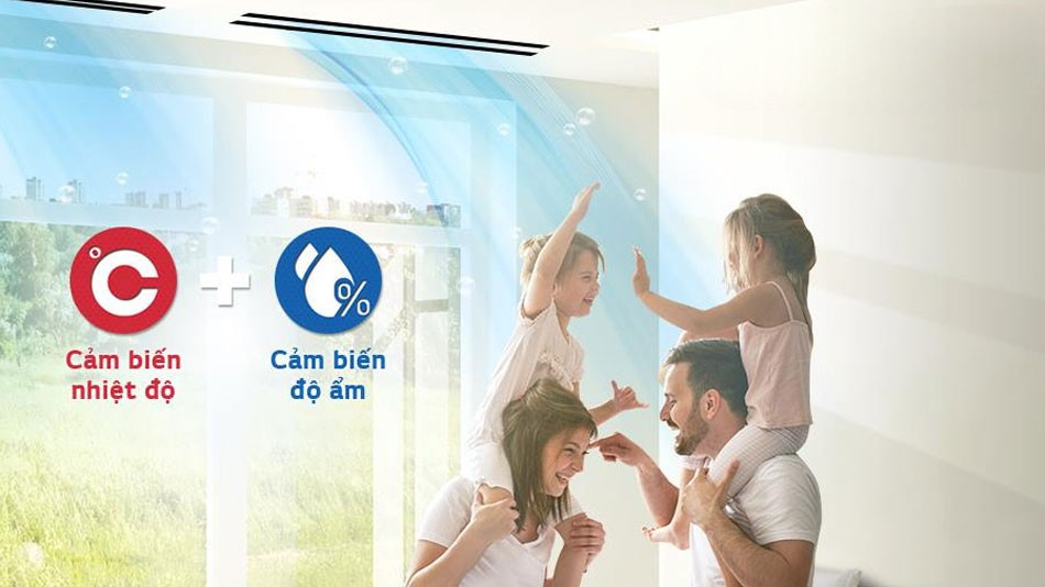  ZBNQ24GM1A0/ZUAC1 được trang bị hệ thống điều khiển bằng hai cảm biến nhiệt độ