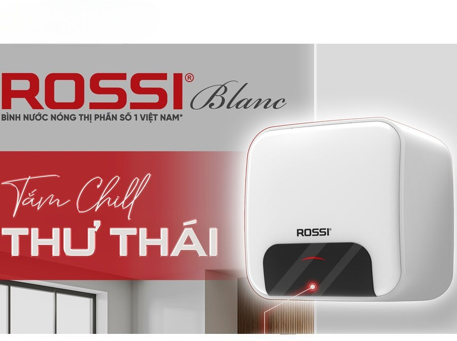 Tìm hiểu Bình nóng lạnh Rossi 30 Lít Blanc RBC-30SQ