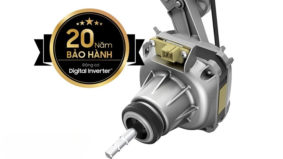 máy sấy quần áo DV90CGC2A0AB/SV vận hành êm ái