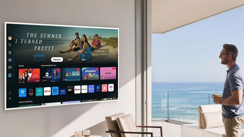 model QA65LS03FAKXXV được trang bị hệ điều hành One UI Tizen