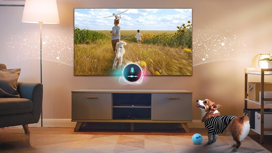 âm thanh cho mẫu tivi 98 inch 98QN90F rất mạnh khi tích hợp hệ thống loa mạnh mẽ