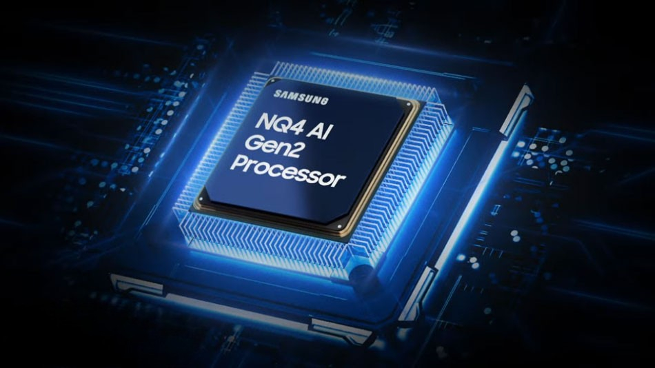 Bộ xử lý NQ4 AI Gen2 trí tuệ của tivi Samsung Neo QLED trên tivi Samsung Neo QLED QA55QN85FAKXXV