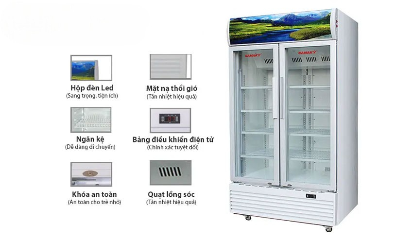 Ưu điểm nổi bật của tủ mát Sanaky VH-8009HP3 Ưu điểm nổi bật của tủ mát Sanaky VH-8009HP3