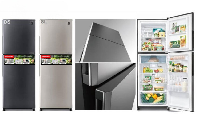 Tủ lạnh Sharp 2 cánh 352 lít SJ-XP352AE-DS với công nghệ Inverter J-Tech