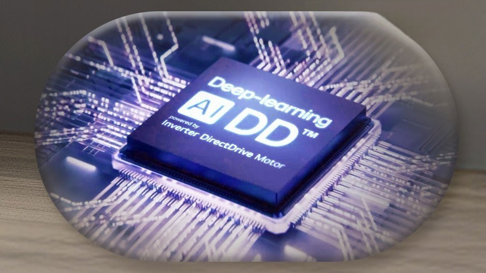 Công nghệ AI DD trên máy giặt LG inverter T2516DX5G xử lý đồ dày ra sao?