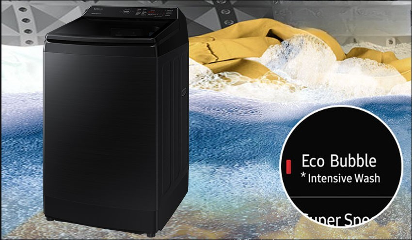 Công nghệ Ecobubble™  của máy giặt Samsung inverter 12kg WA12CG5745BV/SV