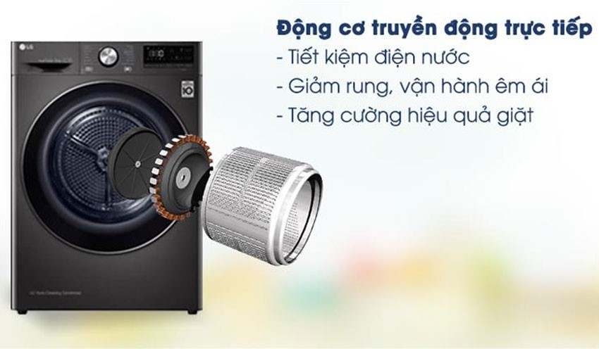Máy sấy quần áo LG DVHP09B với tính năng chống nhăn quần áo Máy sấy quần áo LG DVHP09B với tính năng chống nhăn quần áo