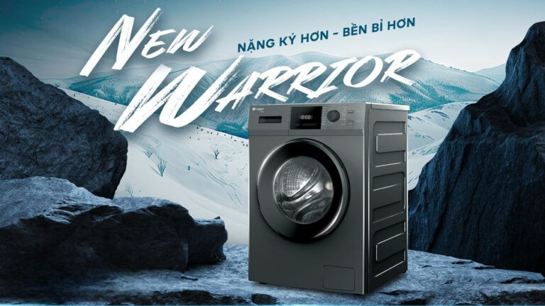 Máy giặt Casper inverter WF-95VG5 9.5Kg: Thiết kế hiện đại