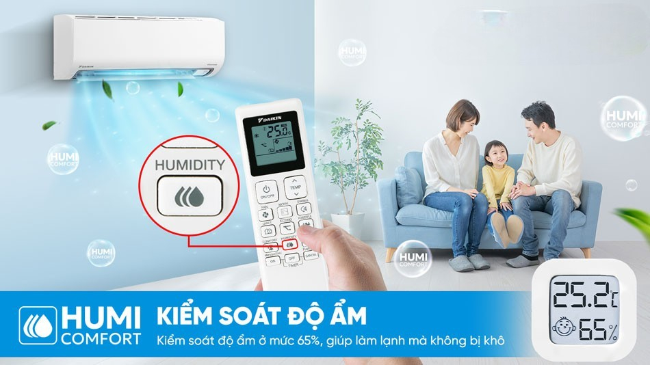 Những ưu điểm của điều hòa Daikin FTHB50ZVMV Những ưu điểm của điều hòa Daikin FTHB50ZVMV