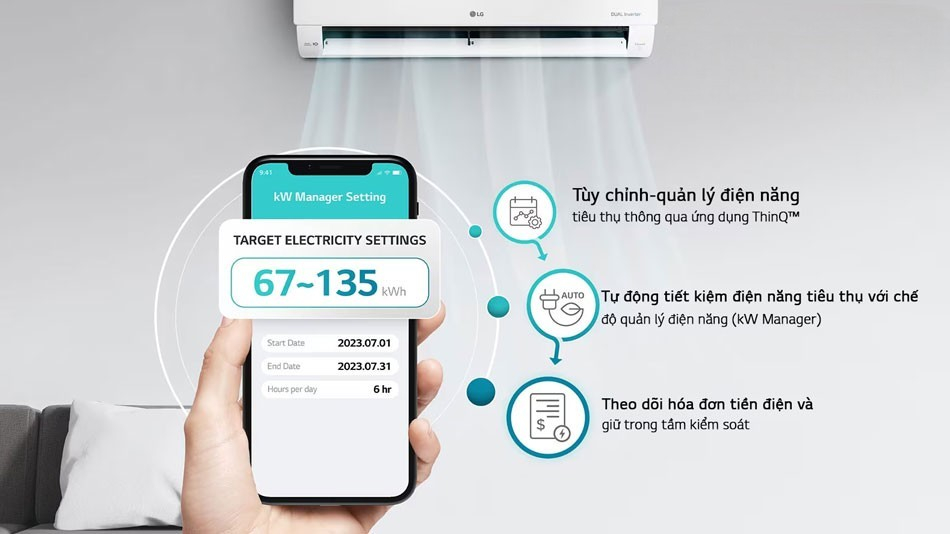 Điều hòa LG 1 chiều IEC09G1 được tích hợp nhiều tiện ích thiết thực Điều hòa LG 1 chiều IEC09G1 được tích hợp nhiều tiện ích thiết thực