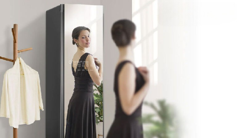 Tủ chăm sóc quần áo LG thông minh 3 móc S3MFC với thiết kế sang trọng