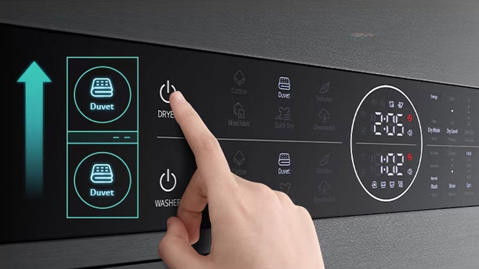 Những công nghệ giặt sấy thông minh có trong tháp giặt sấy LG WT1410NHEG