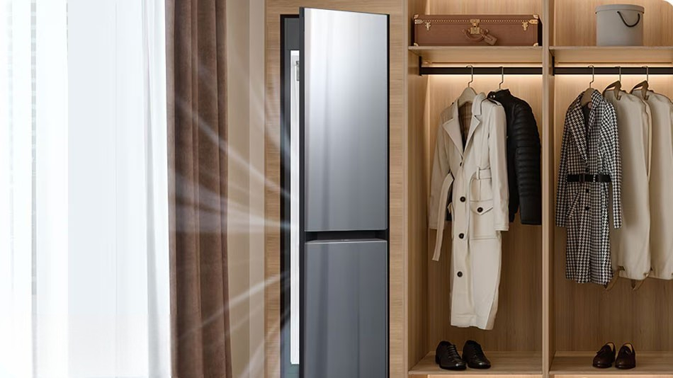 Tủ chăm sóc quần áo Samsung DF18CB8600ERSV hút ẩm thông minh