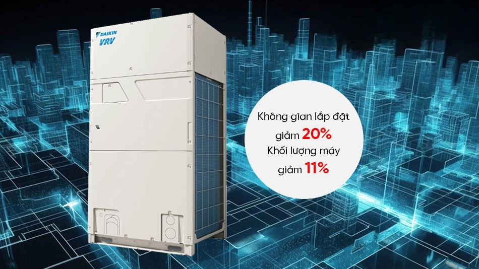 Ưu điểm của hệ thống điều hòa trung tâm Daikin RXQ12BYM Ưu điểm của hệ thống điều hòa trung tâm Daikin RXQ12BYM