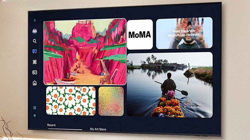 smart tivi Samsung 4K QA55Q7F5AKXXV còn tích hợp nhiều tính năng thông minh