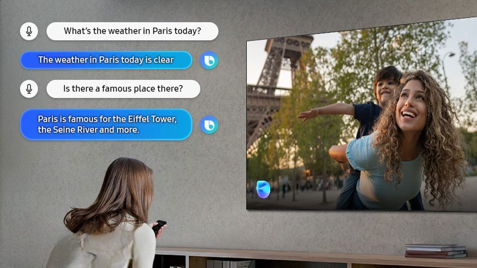 Bixby trên tivi Samsung AI QA85QN90FAKXXV