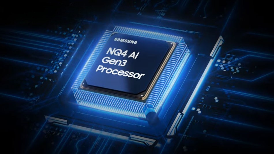 Smart tivi Samsung 85 inch QA85QN90FAKXXV được trang bị bộ xử hình ảnh AI NQ4 3.0